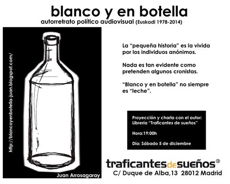 «Blanco y en botella. Autorretrato político audiovisual. Euskadi (1978 ...