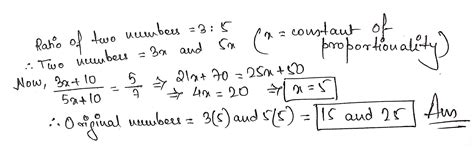 two numbers are such that the ratio between them is 5:9. If one is ...