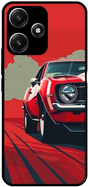 ZMAG Red Car Premium Printed Design Back Cover Compatible for Oppo A5 ...