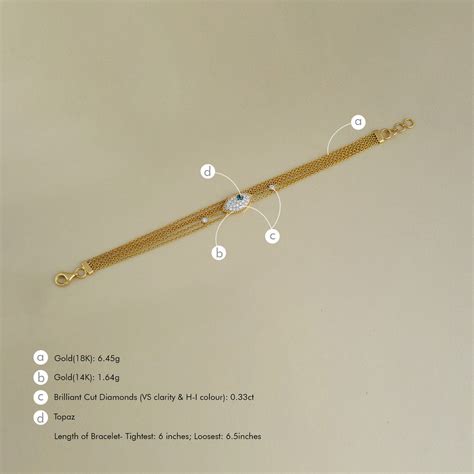 Evil Eye Gold and Diamond Bracelet – MOI - Boutique Everyday Luxury