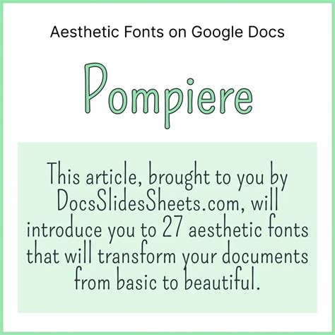 27 Most Aesthetic Fonts on Google Docs (With Screenshots)