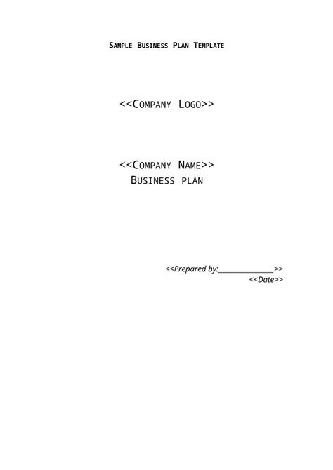 Business Plan Examples.doc 的图像结果