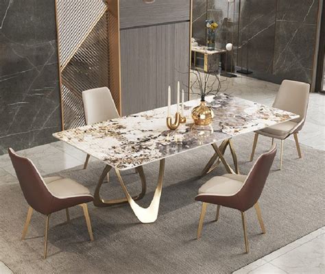 Buy Elegant Platinum Dinning Table Online | Exclusive Discounts – PC ...