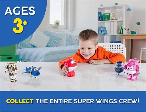 Buy Super Wings - 5'' Transforming Supercharged Crystal Airplane Toys ...