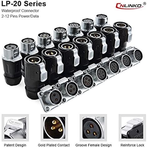 CNLINKO 4 Pin Power Industrial Circular Connector - India | Ubuy