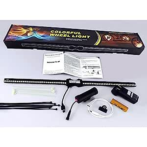 Buy Generic Black : 128 RGB LED Waterproof Bicycle Spokes Lights Anti ...