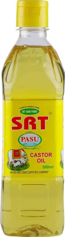 SRT Pasu Castor Oil ( Edible Grade ) 500 ML Hair Oil - Price in India ...