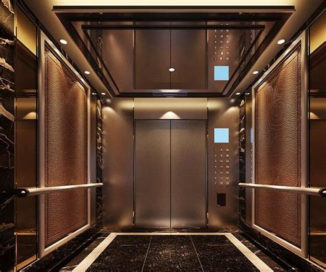 高档宾馆电梯厅灯光设计|高端酒店电梯间照明设计方案 公司「孙氏设计」