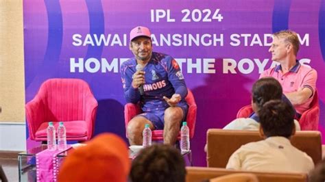 Kumar Sangakkara conducts mentoring session with Rajasthan's young male ...