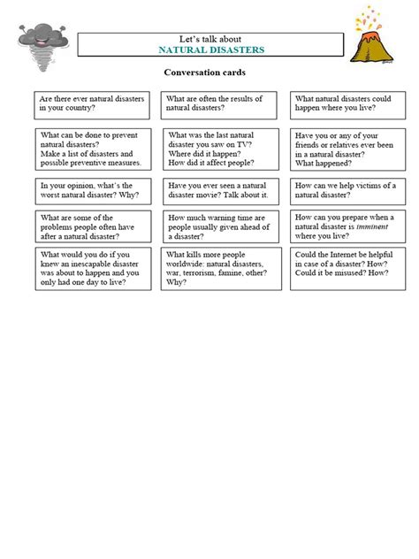 Image result for Natural Disaster Script and Questions