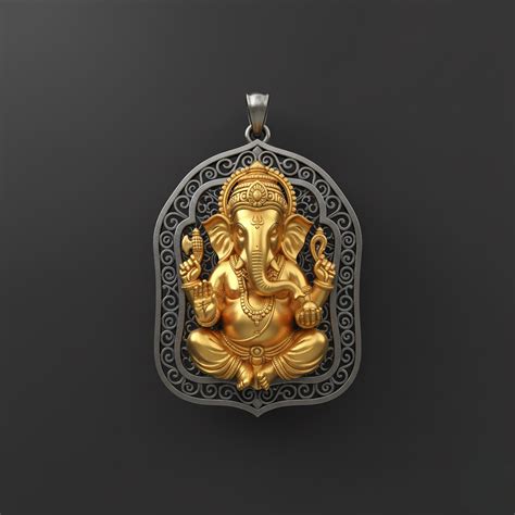 Lord Ganesha 3D Model Collection | Ganesha CAD & STL Jewelry Designs ...