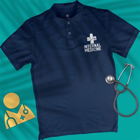 Internal Medicine Logo - Polo T-shirt - themanan.in – The Manan