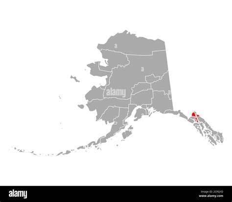 Map of Haines in Alaska Stock Photo - Alamy