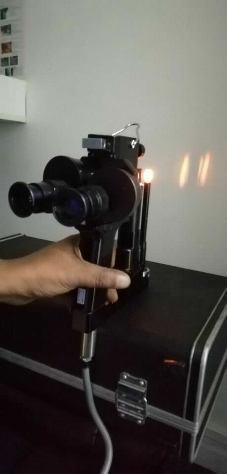 Image result for Optics of Slit Lamp Microscope