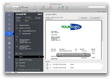 Image result for FileMaker Invoice