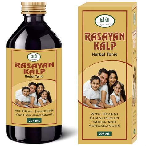 Buy Dayal Ayurvedic Rasayan Kalp Brain Tonic With Brahmi, Shankhpushpi ...