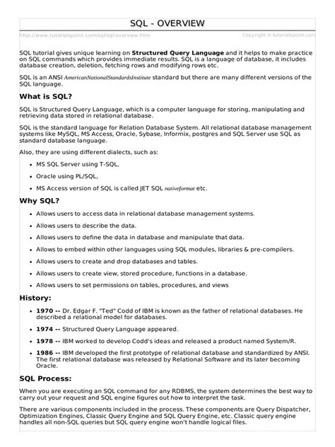 SQL Overview 的图像结果
