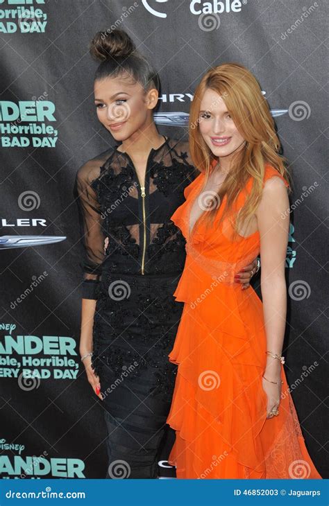 Bella Thorne & Zendaya editorial stock photo. Image of fame - 46852003
