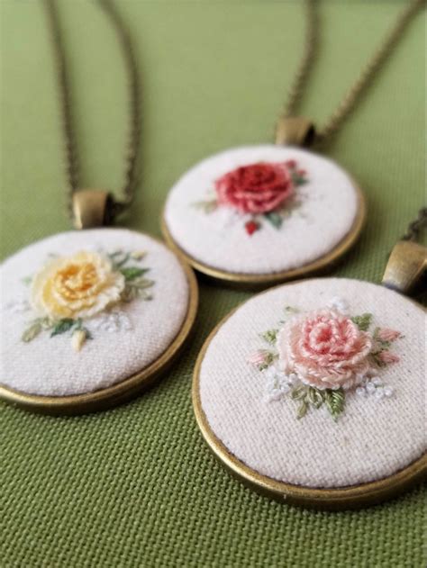 Image result for Embroidered Rose Pattern