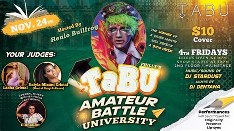 TABU Phillys Amateur Battle University, Tabu Philly, Philadelphia, 22 ...
