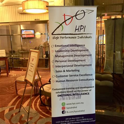 An Evening With Emotional Intelligence (EI) – High Performance Individuals Sdn Bhd