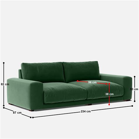 Derek Large Three Seater Sofa in Solid Wood - 92" – Crafts Mill Bespoke ...