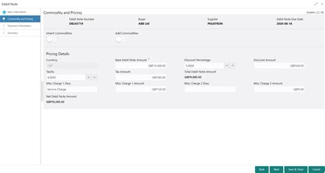 Image result for Oracle Create Debit Note