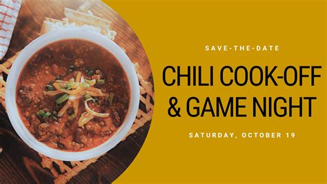 Chili Cook-Off & Game Night — Sturgeon Bay Community Church