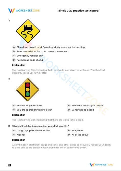 Dds Drivers License Practice Test