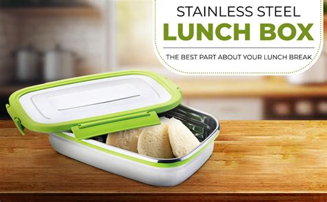Buy Ganesh Craze Stainless Steel Tiffin Lunch Box Container 4 Side Clip ...