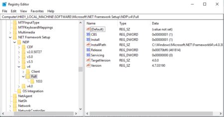 Image result for How to Check .Net Framework Version