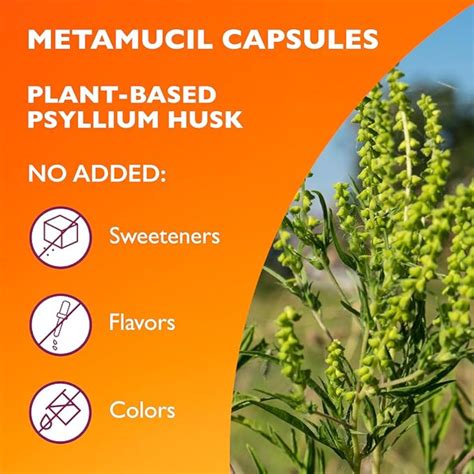 Metamucil 3-in-1 Fiber Capsules – 300 Pack