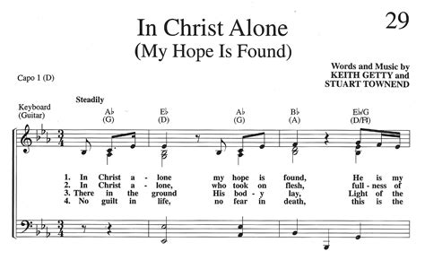 Guitar Chords In Christ Alone