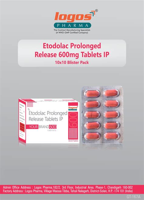 Etodolac 500 Mg