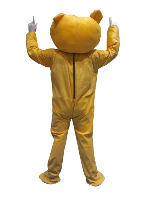 Buy Funny Yellow Prank Bear Mascot for Adults in Free Size Online in ...