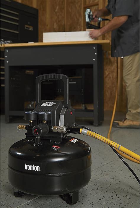 Ironton Oil-Free Pancake Air Compressor, 0.3 HP, 3 India | Ubuy