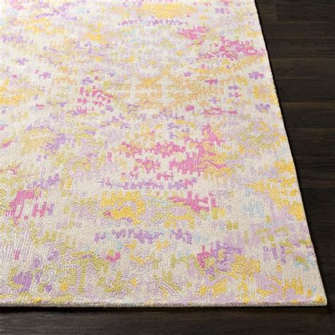 Surya Antigua 8 x 10 Wool Pink Indoor Ikat Global Area Rug at Lowes.com