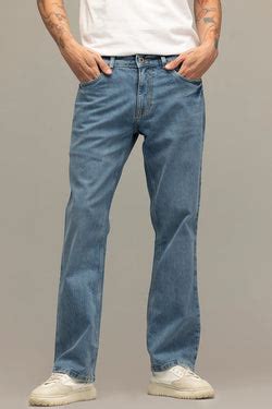 Buy Men's Serene Blue Skinny Jeans Online | SNITCH