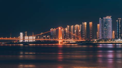武汉夜景最好看的桥_武汉的夜景实拍图片