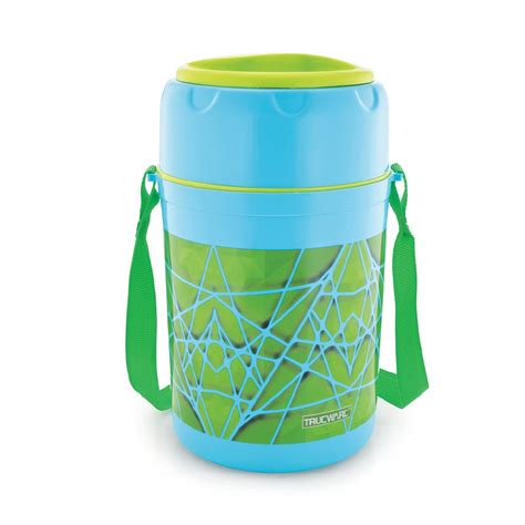 Buy Trueware Trendy 4 Inner Steel Outer Plastic thermoware Lunch Box ...