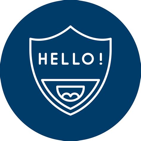 Image result for Hello I AM Icon