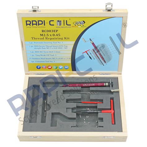 M2.5 x 0.45 - PrewEX Thread Repairing Kit | RAPI-COIL