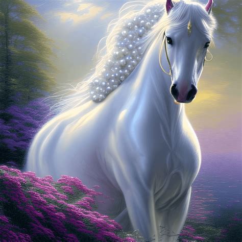 White Thoroughbred Horses