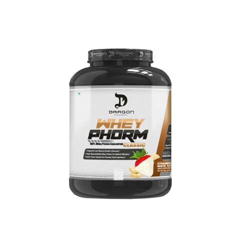 Dragon Pharma Wheyphorm Classic Strawberry White Chocolate Flavor 1kg ...