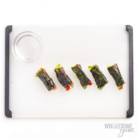 Keto Sushi Rolls Without Rice + Carbs In Sushi - Wholesome Yum