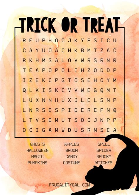 Halloween Word Searches Printable | Perkins
