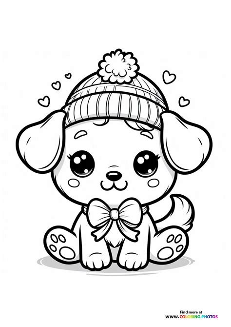 Puppy - Coloring Pages for kids