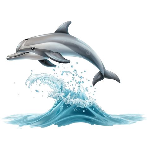 Dolphin Jumping Clipart