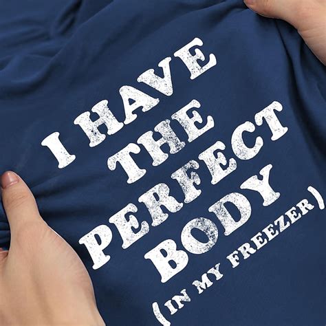 Mens Short Sleeve T-Shirt: Funny 'With A Body Like This Who Needs Hair ...