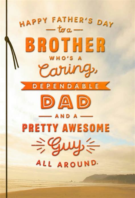 happy fathers day to my brother